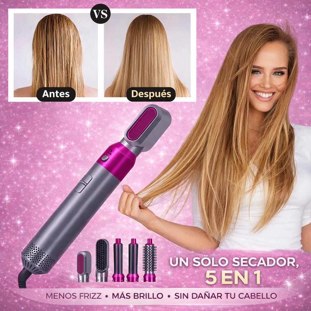 ™Style Pro™ Cepillo Secador 5 En 1 Profesional