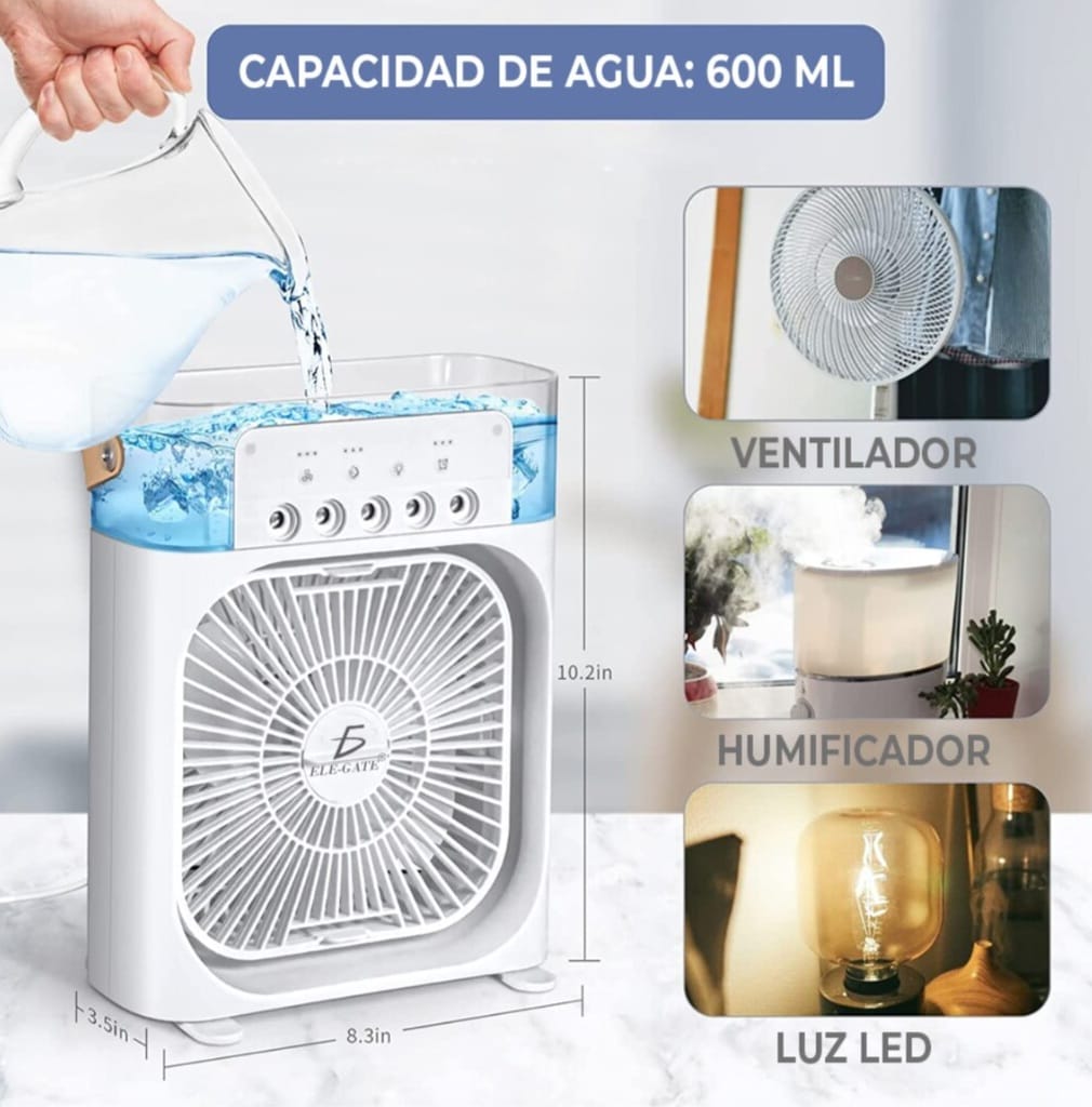™AIR FRESH™ VENTILADOR HUMIFICADOR PORTATIL
