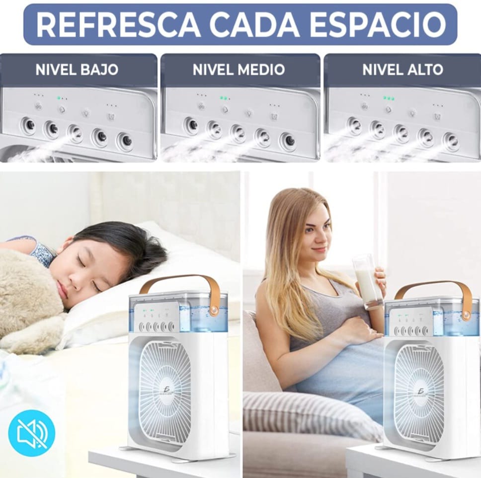 ™AIR FRESH™ VENTILADOR HUMIFICADOR PORTATIL