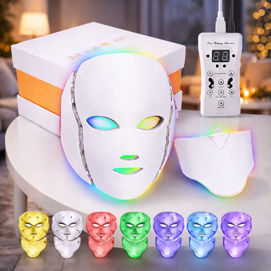 ™Spa Hause™ Máscara LED Facial-Cuello 7 colores