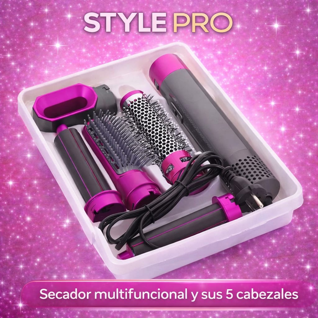 ™Style Pro™ Cepillo Secador 5 En 1 Profesional
