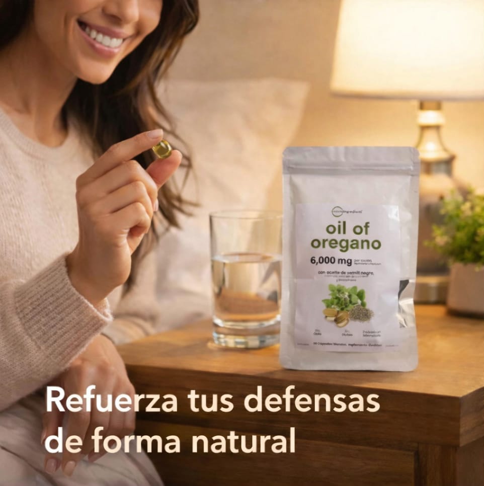 ™Immune System™ Aceite De Orégano En Cápsulas