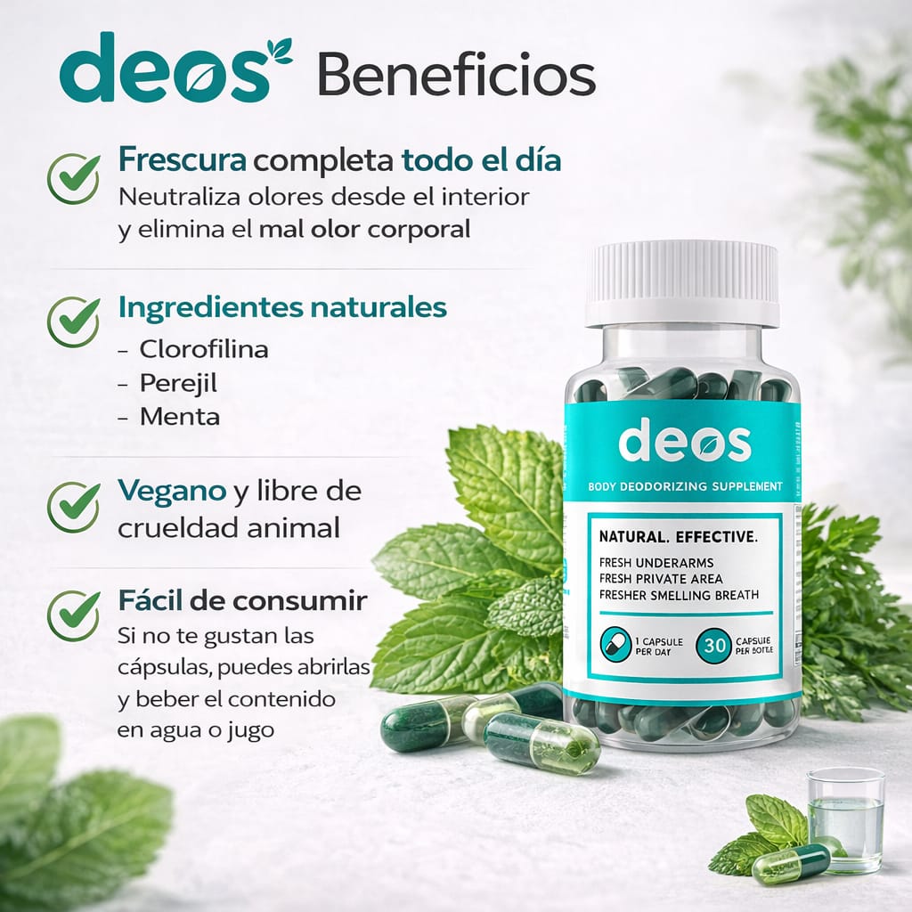 ™FRESH DEOS™ Desodorante Interno Natural